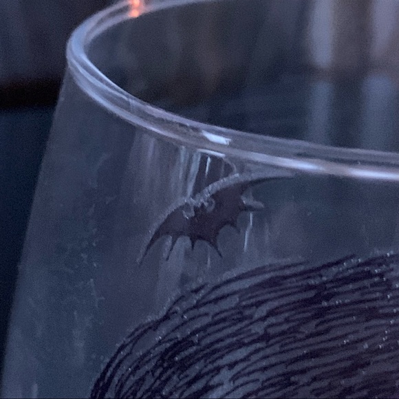 Nightmare Before Christmas Jack & Sally 20oz Tear Drop Glass - NIB - Picture 5 of 14